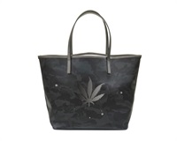 GENTIL BANDIT 14th Anniv. Ltd トートバッグMM(ブラックカモ×ガンメタル（リーフ）)