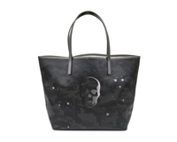 GENTIL BANDIT 14th Anniv. Ltd トートバッグMM(ブラックカモ×ガンメタル（スカル）)