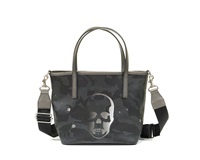 GENTIL BANDIT 14th Anniv. Ltd トートバッグPM(ブラックカモ×ガンメタル（スカル）)