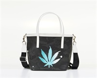 GENTIL BANDIT 14th Anniv. Ltd トートバッグPM(ブラックカモ×ホワイト（リーフ）)