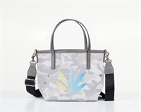 GENTIL BANDIT 14th Anniv. Ltd トートバッグPM(ホワイトカモ×ガンメタル（ブルーリーフ）)