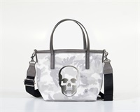 GENTIL BANDIT 14th Anniv. Ltd トートバッグPM(ホワイトカモ×ガンメタル（ガンメタスカル）)