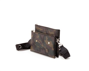 GENTIL BANDIT ダブルミニショルダーバッグ　サコッシュ　ブラック GENTIL BANDIT - ダブルミニショルダーバッグ / ブラックカモ