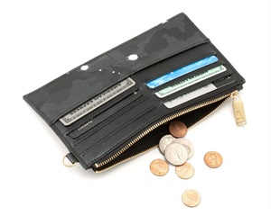 GENTIL BANDIT スリムロングウォレット ブラックカモ|GENTIL BANDIT