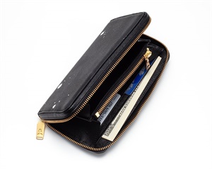 GENTIL BANDIT ラウンドジップロングウォレット ブラックカモ|GENTIL